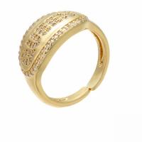 Cubic Zirconia Micro Pave Brass Finger Ring, plated, micro pave cubic zirconia 