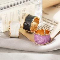 Enamel Zinc Alloy Finger Ring, fashion jewelry & for woman 21mm 