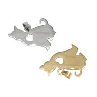 Stainless Steel Animal Pendants Approx 8mm 