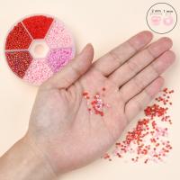 Box Glass Seed Beads, Round, DIY Approx 1.5mm 