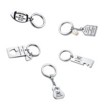 Stainless Steel Key Clasp, polished 