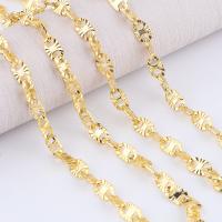 Iron Jewelry Chain, Brass, plated, fashion jewelry & DIY 