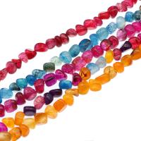 Gemischte Achat Perlen, Unregelmäßige, DIY, keine, 8x10mm, Länge:15 ZollInch, verkauft von Strang
