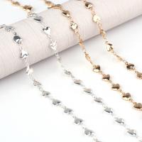 Iron Jewelry Chain, plated, fashion jewelry & DIY & heart chain 