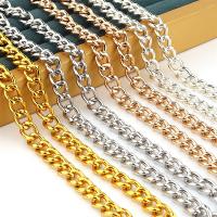 Iron Necklace Chains, plated, fashion jewelry & DIY & twist oval chain 9mm .6 Inch 