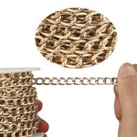 Aluminum Twist Oval Chain, plated, fashion jewelry & DIY 