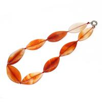 Red Agate Necklace, for woman Approx 45 cm 
