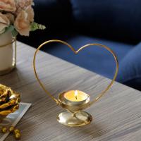 Aluminum Alloy Candle Holder, plated, for home and office & durable 