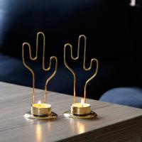 Iron Candle Holder, plated, for home and office & durable 