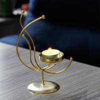 Iron Candle Holder, plated, for home and office & durable 