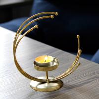 Iron Candle Holder, plated, durable & hardwearing & Corrosion-Resistant 