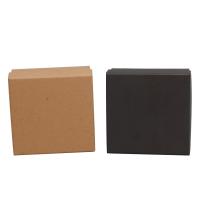 Cartón Caja de regalo de embalaje, Cuadrado, más colores para la opción, 130x130x55mm, Vendido por UD