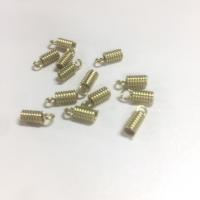 Brass Cord Tips, plated Approx 2.5mm, Inner Approx 1.8mm 