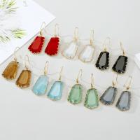 Crystal Drop Earring, with Zinc Alloy, for woman 