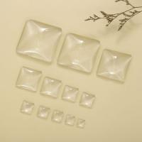Kristall Eisen auf Nagelkopf, Quadrat, poliert, för tids pärla cabochon, Kristall, verkauft von PC
