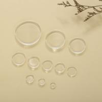 Crystal Cabochons, Flat Round, polished, for time gem cabochon, Crystal 
