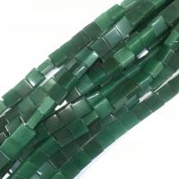 Green Aventurine Bead,  Square, polished, DIY, green, 16mm cm 