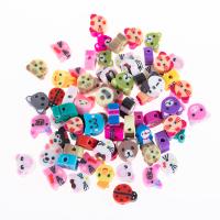 Polymer Clay Jewelry Beads, Animal, plated, DIY, multi-colored, 10mm 