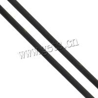 Rubber Cord, black, 1.2mm 