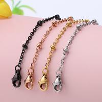 Fashion Stainless Steel Necklace Chain, plated, DIY & ball chain 