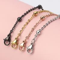 Fashion Stainless Steel Necklace Chain, plated, DIY & ball chain 