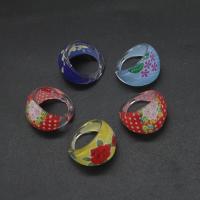 Children Finger Ring, Resin, for children, mixed colors 