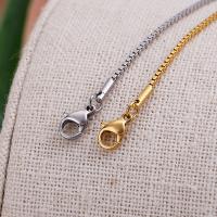 Fashion Stainless Steel Necklace Chain, plated, DIY & box chain 