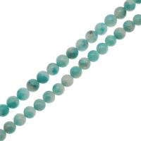 Amazonit Perlen, rund, DIY & verschiedene Größen vorhanden, blaugrün, Länge:38 cm, verkauft von Strang