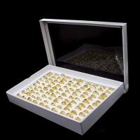 Zinklegierung Fingerring , für Frau, goldfarben, 200x200x30mm, 100PCs/Box, verkauft von Box