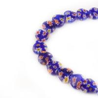 Millefiori Slice Lampwork Beads, Heart, DIY cm 