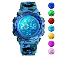 ABS Plastic Sport Watch, with PU Leather & Stainless Steel, Life water resistant & Unisex & luminated 