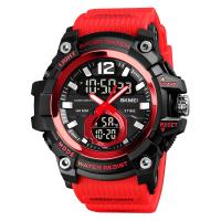 ABS Plastic Sport Watch, with PU Leather & Stainless Steel, hardwearing & Life water resistant & Unisex & luminated 