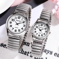 Unisex Wrist Watch, Zinc Alloy, with Glass & Stainless Steel 1.8*3.8cm,1.4*2.8cm 