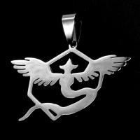 Stainless Steel Wing Shape Pendant, original color 