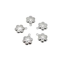 Stainless Steel Flower Pendant, polished, 10mm Approx 1.4mm 
