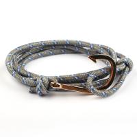 Fashion Jewelry Bracelet, Zinc Alloy, with Polyester Cord, gold color plated, dyed & Unisex Approx 29.52 Inch 
