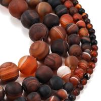 Natural Miracle Agate Beads, Round, polished & frosted .96 Inch 