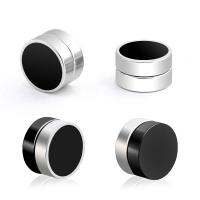 Titanium Steel Magnetic Stud Earring, plated, Unisex 3mm 