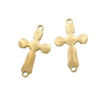 Stainless Steel Charm Connector, Cross 