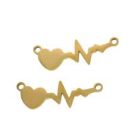 Stainless Steel Charm Connector, Electrocardiographic 