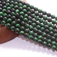 Tiger Eye Beads, Round, polished, DIY, green cm 