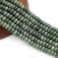 Lushan Jade Abalorio, ábaco, pulido, Bricolaje, verde, 8x5mm, longitud:38 cm, Vendido por Sarta