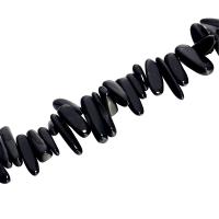 Pierre noire naturel, Irrégulière, DIY, noire, 8-25mm cm, Vendu par brin