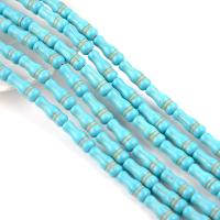 Perles en Turquoise naturelle, DIY, bleu cm, Vendu par brin