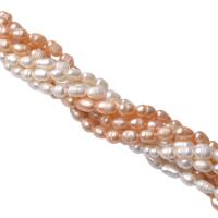Button Cultured Freshwater Pearl Beads, DIY 5-6mm cm 