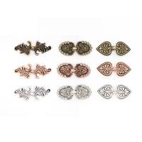 Zinc Alloy Hook and Eye Clasp, plated 