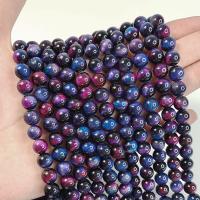 Tiger Eye Beads, Round, DIY purple cm 