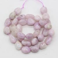 Kunzit Perlen, Unregelmäßige, natürlich, DIY, hellviolett, 10-12mm, Länge:38 cm, verkauft von Strang
