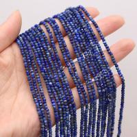 Perles de pierre lasurite naturelles, Lapis lazuli, abaque, DIY & facettes, bleu cm, Vendu par brin