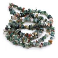Natürliche Indian Achat Perlen, Indischer Achat, Bruchstück, DIY, gemischte Farben, 3x5-4x6mm, Länge:40 cm, verkauft von Strang